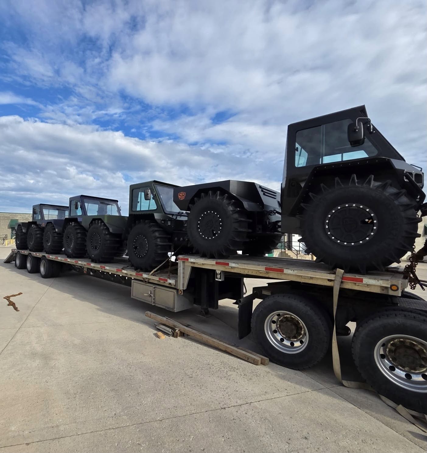 Swamp Rider vehicle in the field